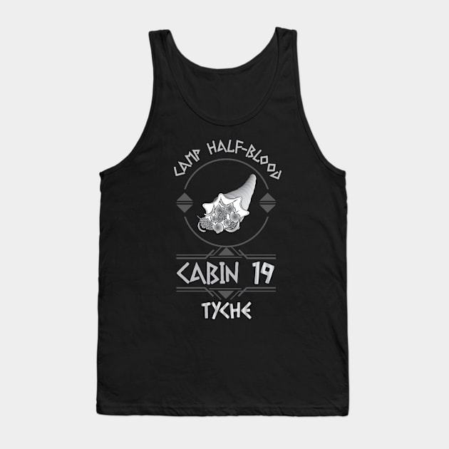 Cabin #19 in Camp Half Blood, Child of Tyche – Percy Jackson inspired design Tank Top by NxtArt